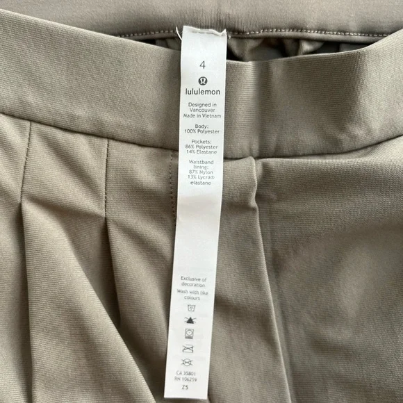 NWT Lululemon Essential High Rise Trouser - Picture 7 of 8